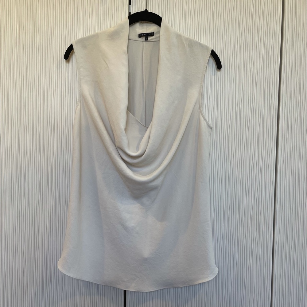 Theory Cowl Neck Blouse - S